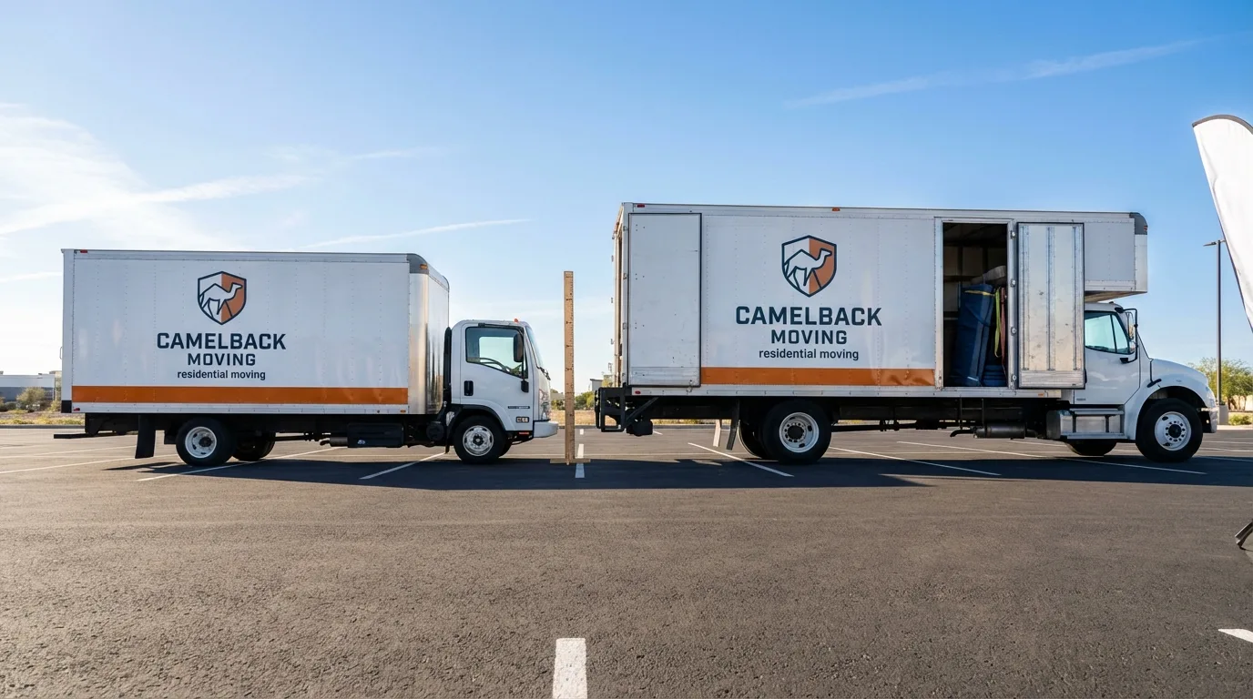 Moving truck size capacity guide in Greenwood